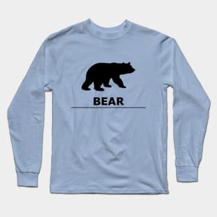 Warning Bear Long Sleeve T-Shirt